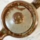 Vintage sandstone teapot 70s