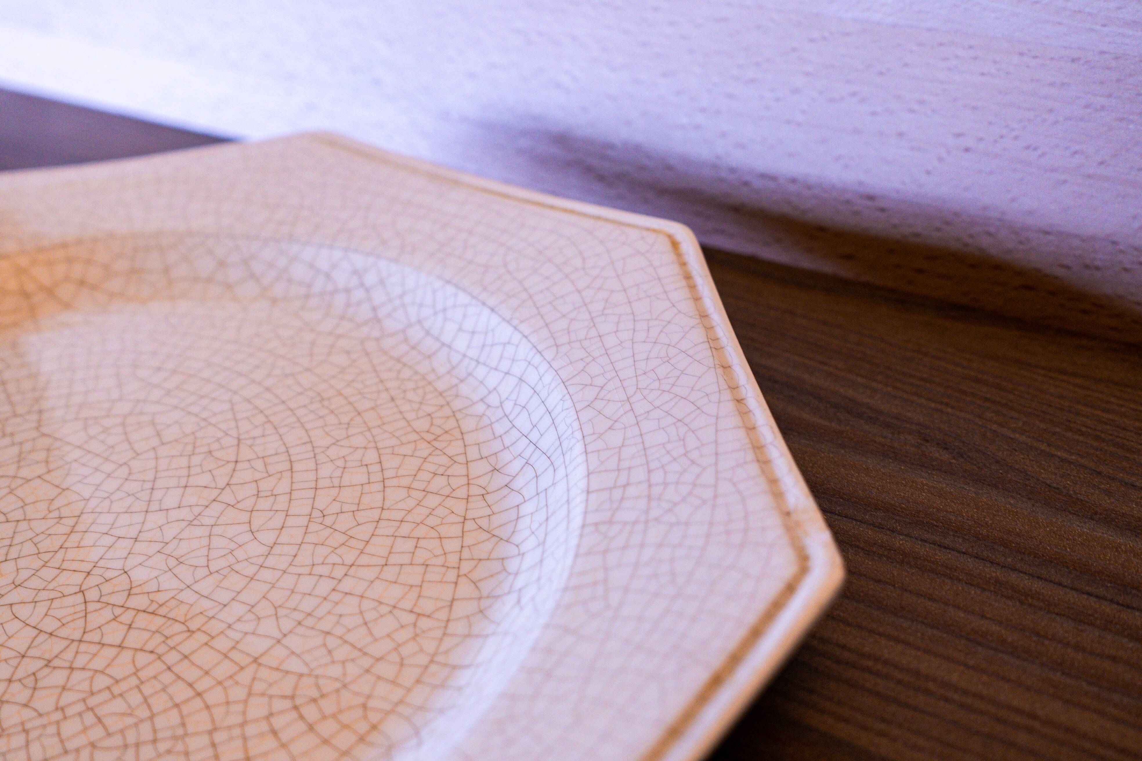 main course / Large serving plate in Charolles faience