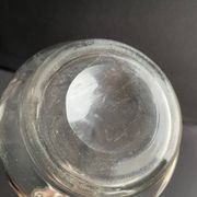 Broc verre soufflé et taillé XIXème