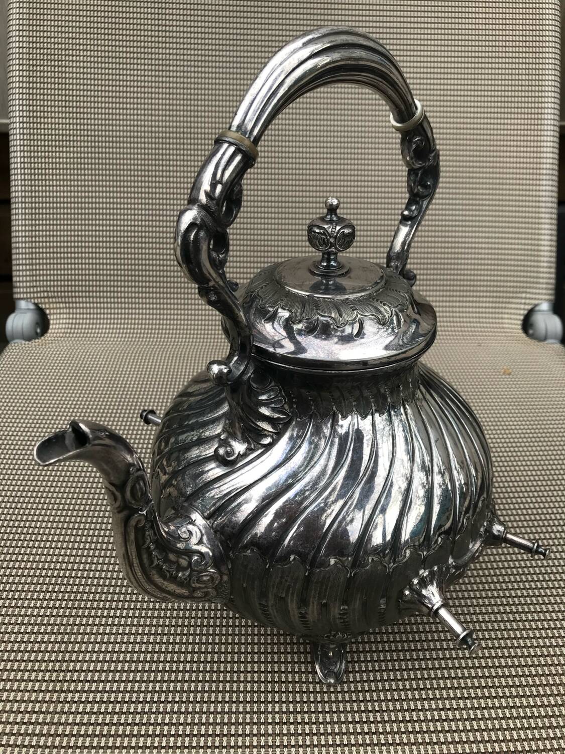 Vintage hallmarked silver teapot coffee pot
