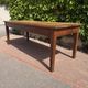 Farm table in Oak 1900 France 2 drawers