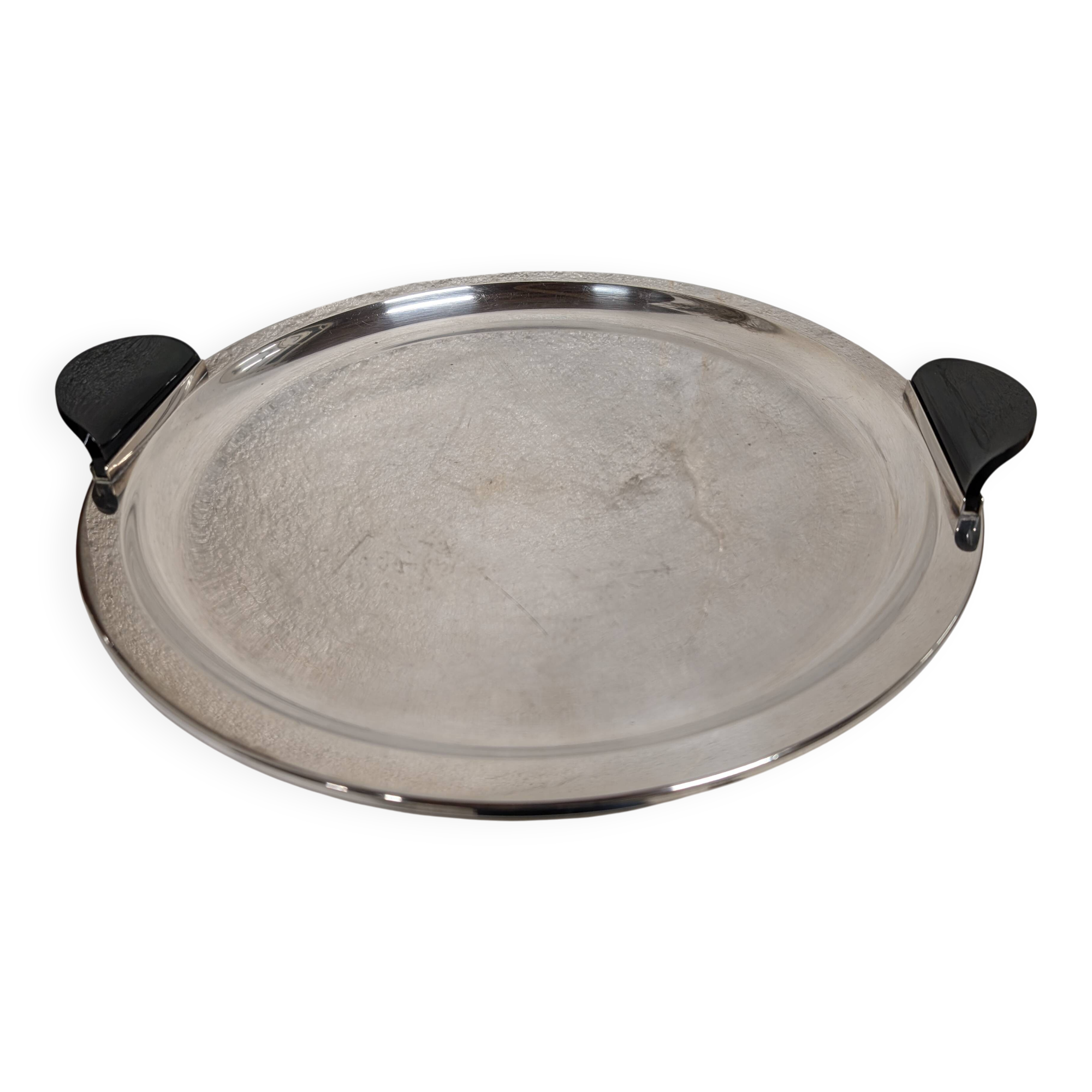 Silver-plated vintage plateau Studio
