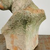 Antique 19th/20th century substantial terracotta Roman Michelangelo David Bust