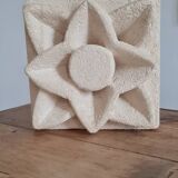 Vintage stone table lamp by Albert Tormos