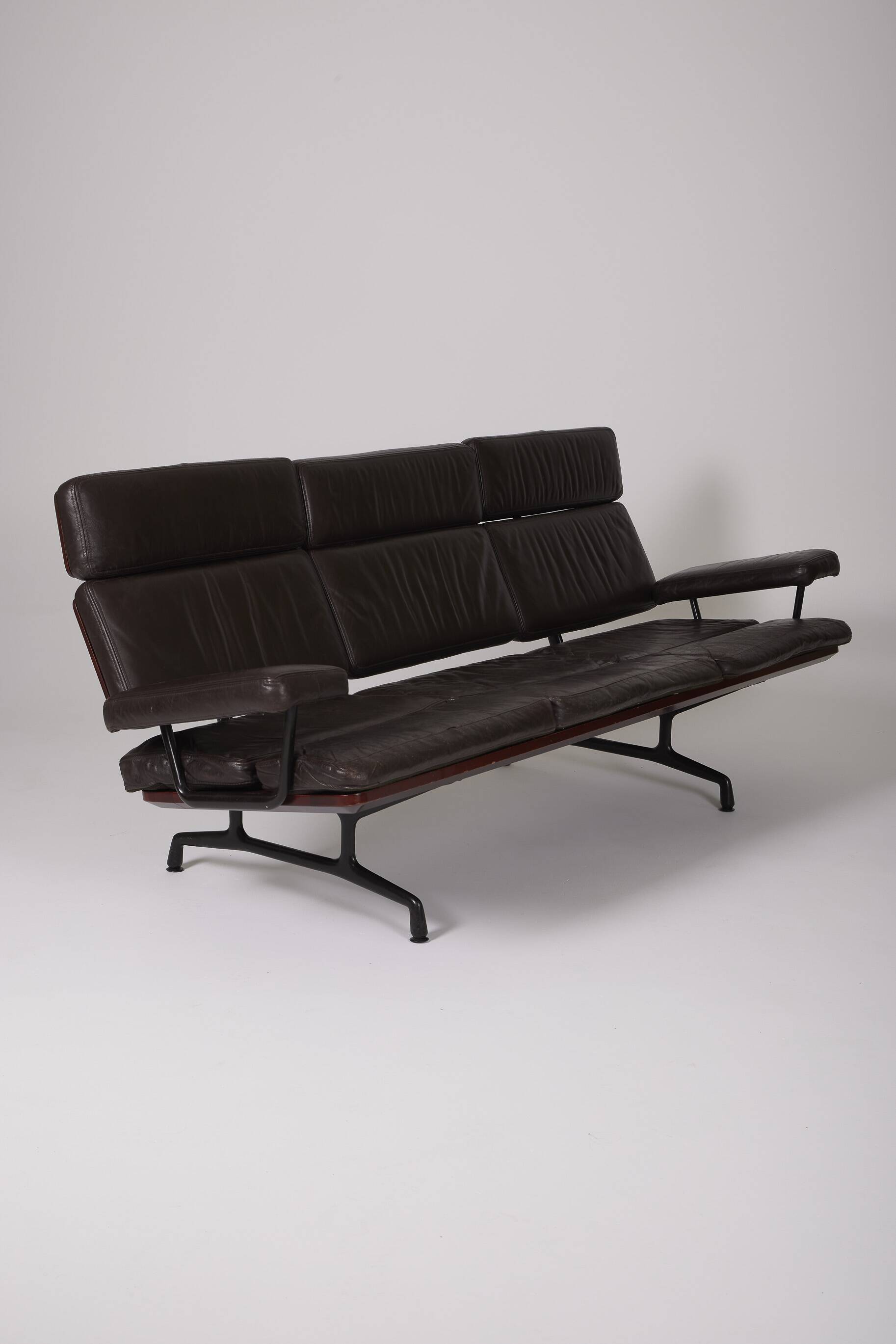 Charles and Ray Eames Leather Sofa
