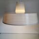 Rotaflex pendant lamp, space age, UFO-shaped, pressed plastic, 1960s.