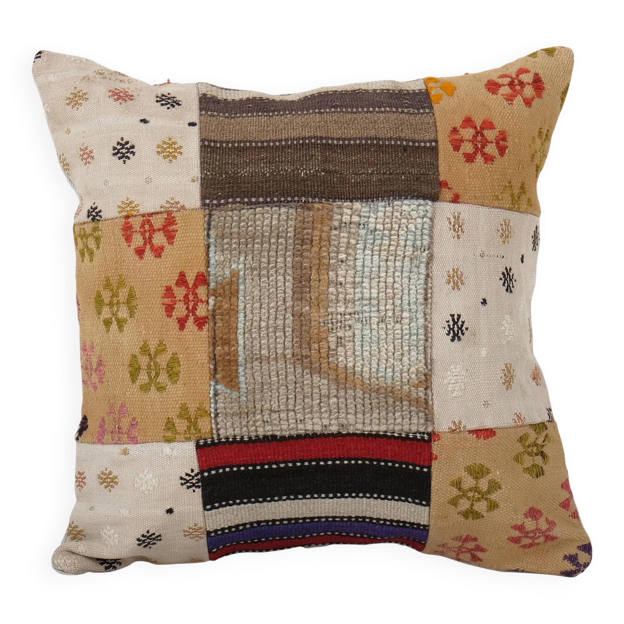 Vintage kilim cushion cover 46x46 cm