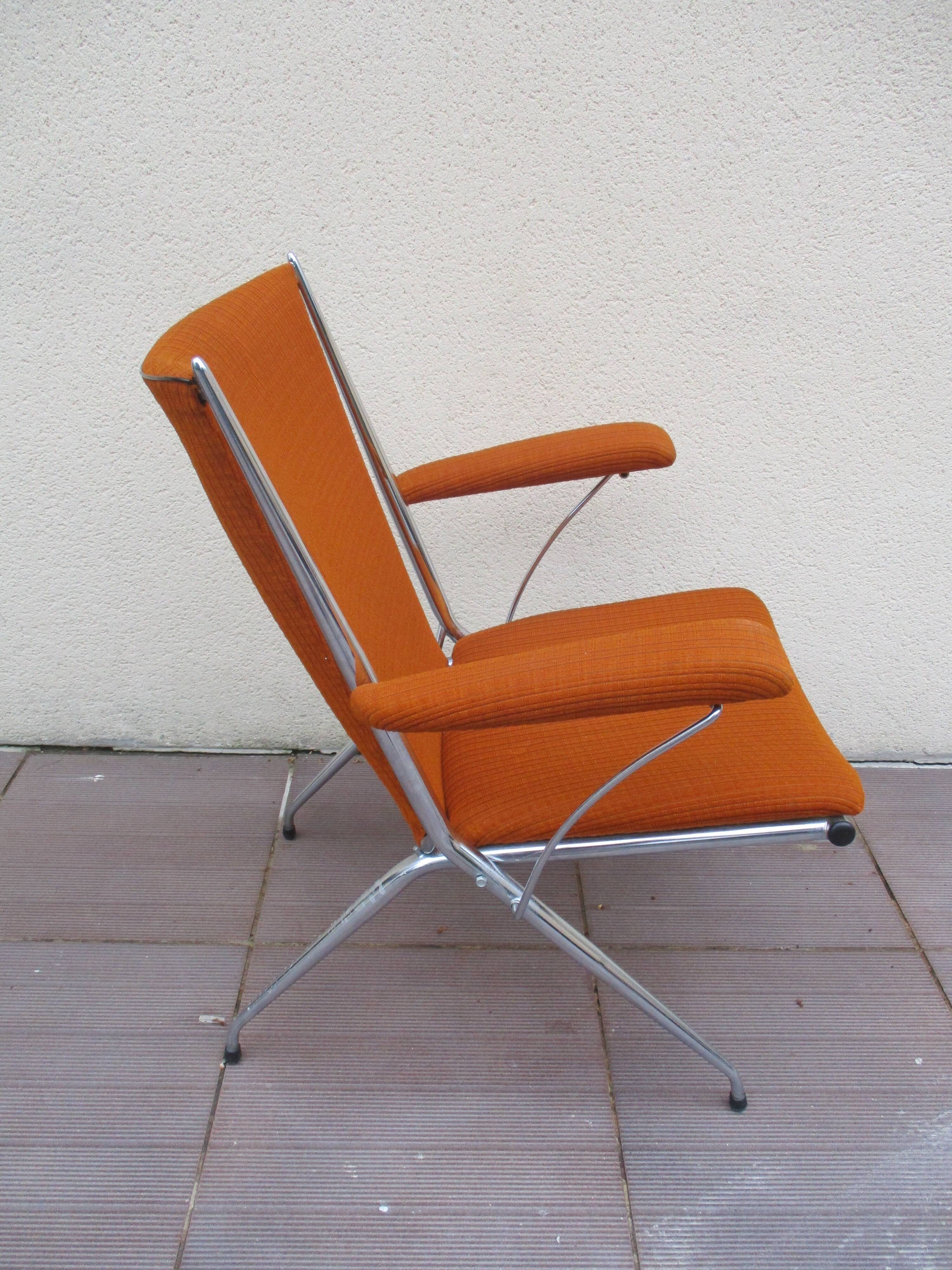 Folding vintage armchair 50s