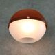 Space-age Italian Plexiglas Brown Wall Lamp, 70s