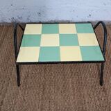 Mini coffee table or tray from the 1950s in two-tone ceramic.