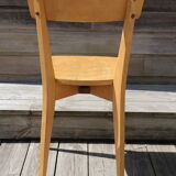 2 chairs 1950 light beech