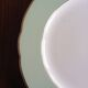Villeroy & Boch Mettlach celadon and gold round dish, vintage 1960s