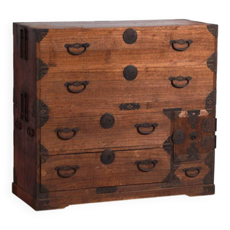 Original Japanese Tansu chest, Edo/Meiji period (circa 1850-1890) #39