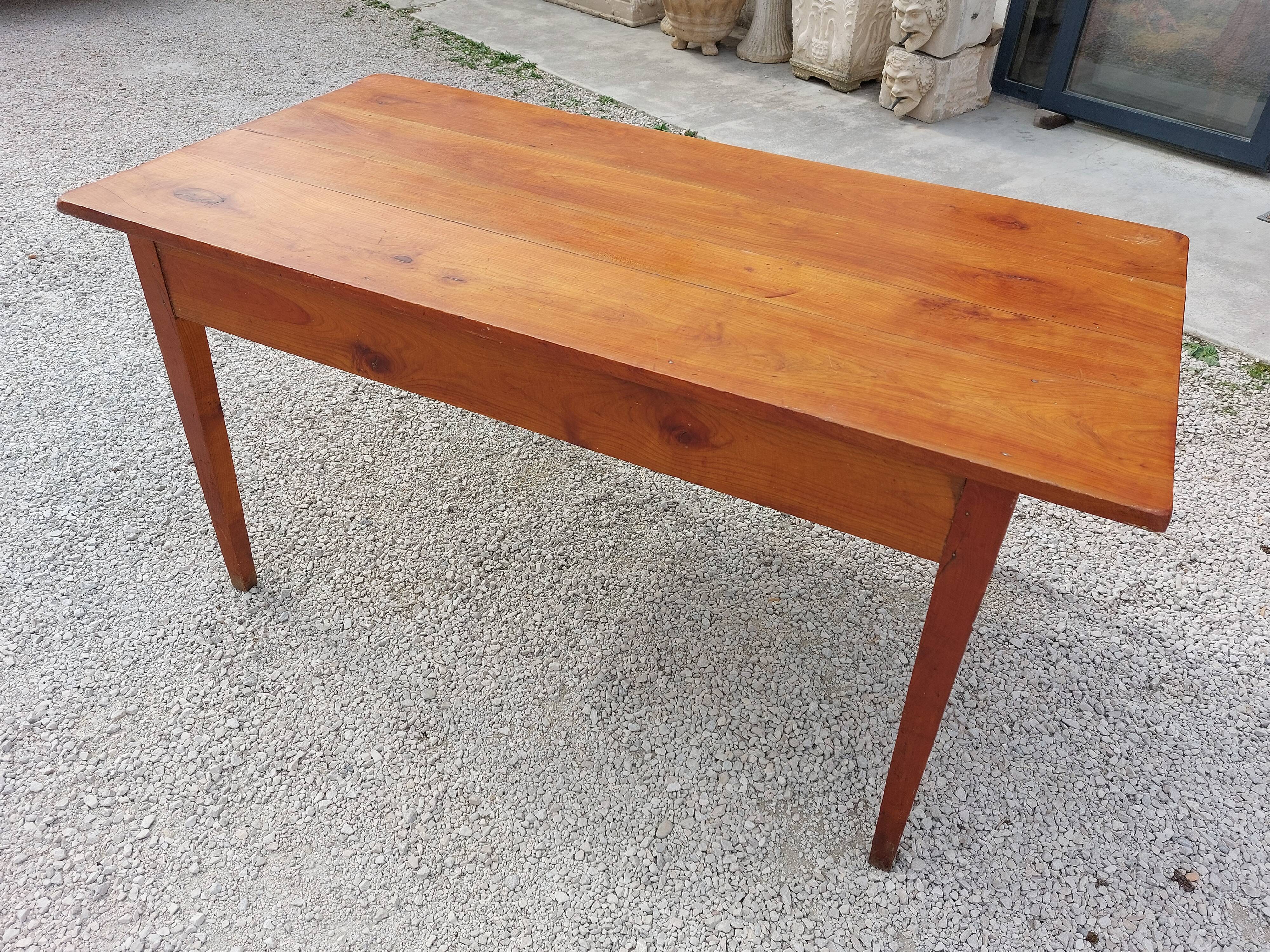 Cherry farm table 19th -1m50