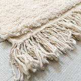 Moroccan Berber carpet beni ouarain unbleached plain 347x272cm