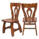 Set of 6 chairs by Guillerme and Chambron