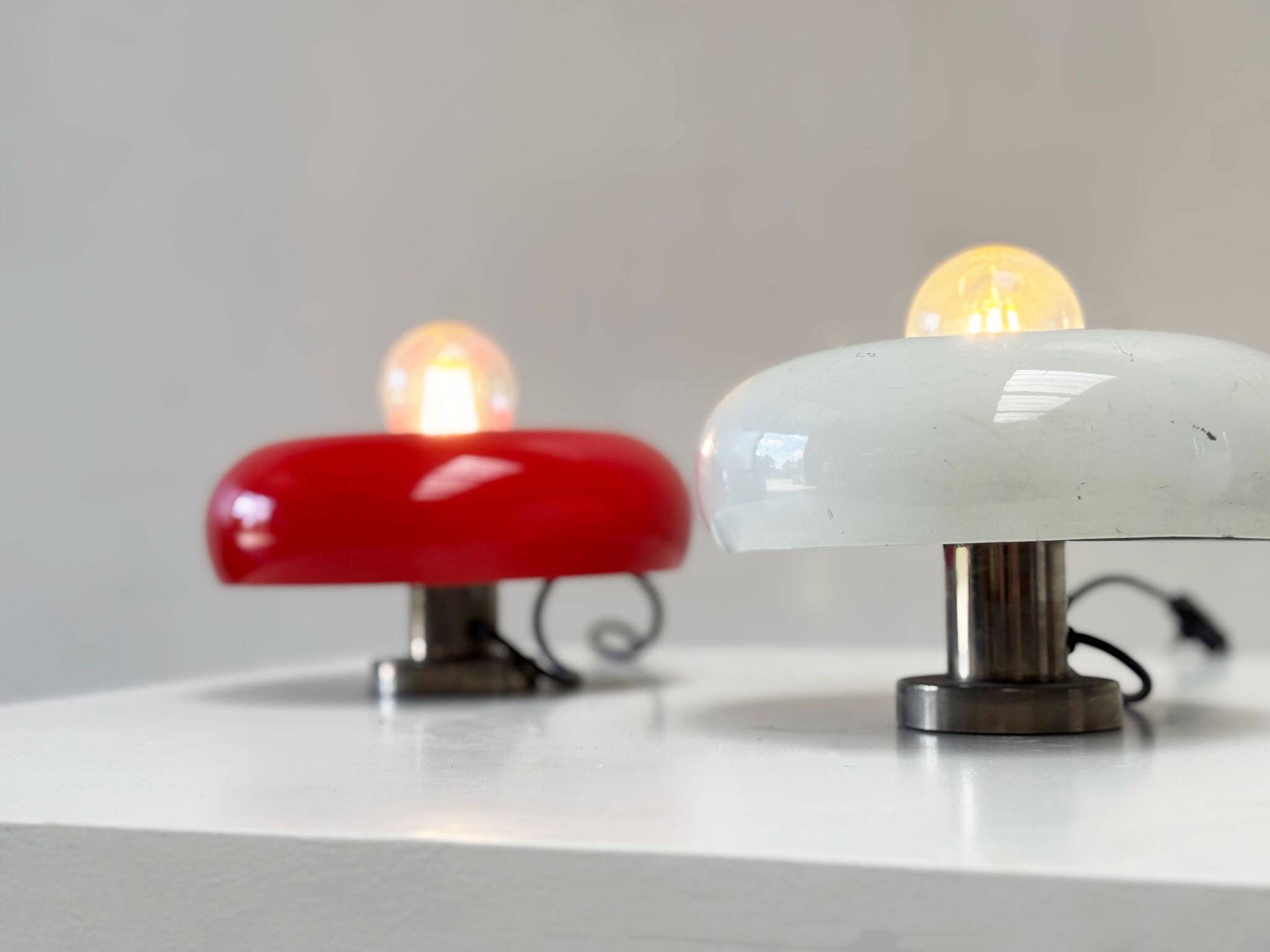 Set of two Ingo Maurer POX lamps