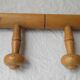 Wooden coat rack