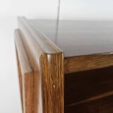 Art Decò sideboard in walnut stained beech open space design