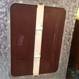 Rectangular mirror in transparent plexiglass 1960 - 60x76cm