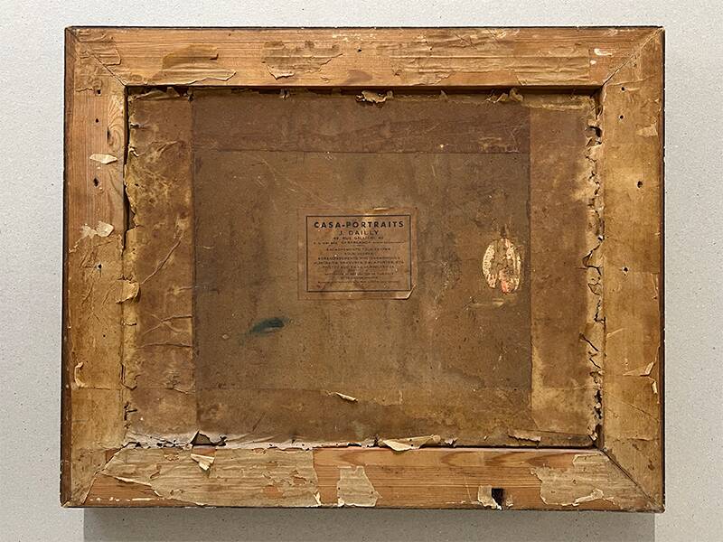 Painting "Trees on the edge of a pond", A.Beauvarlet, Oil on wood