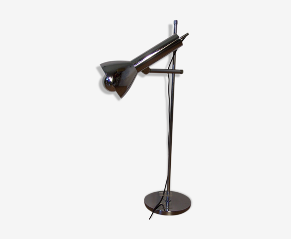 Lampe articulée en métal chromé
