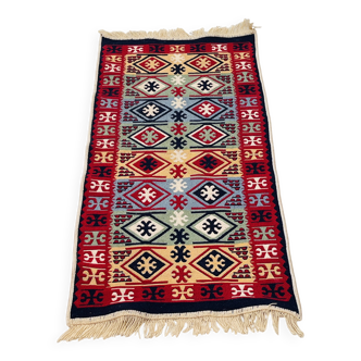 Reversible vintage rug