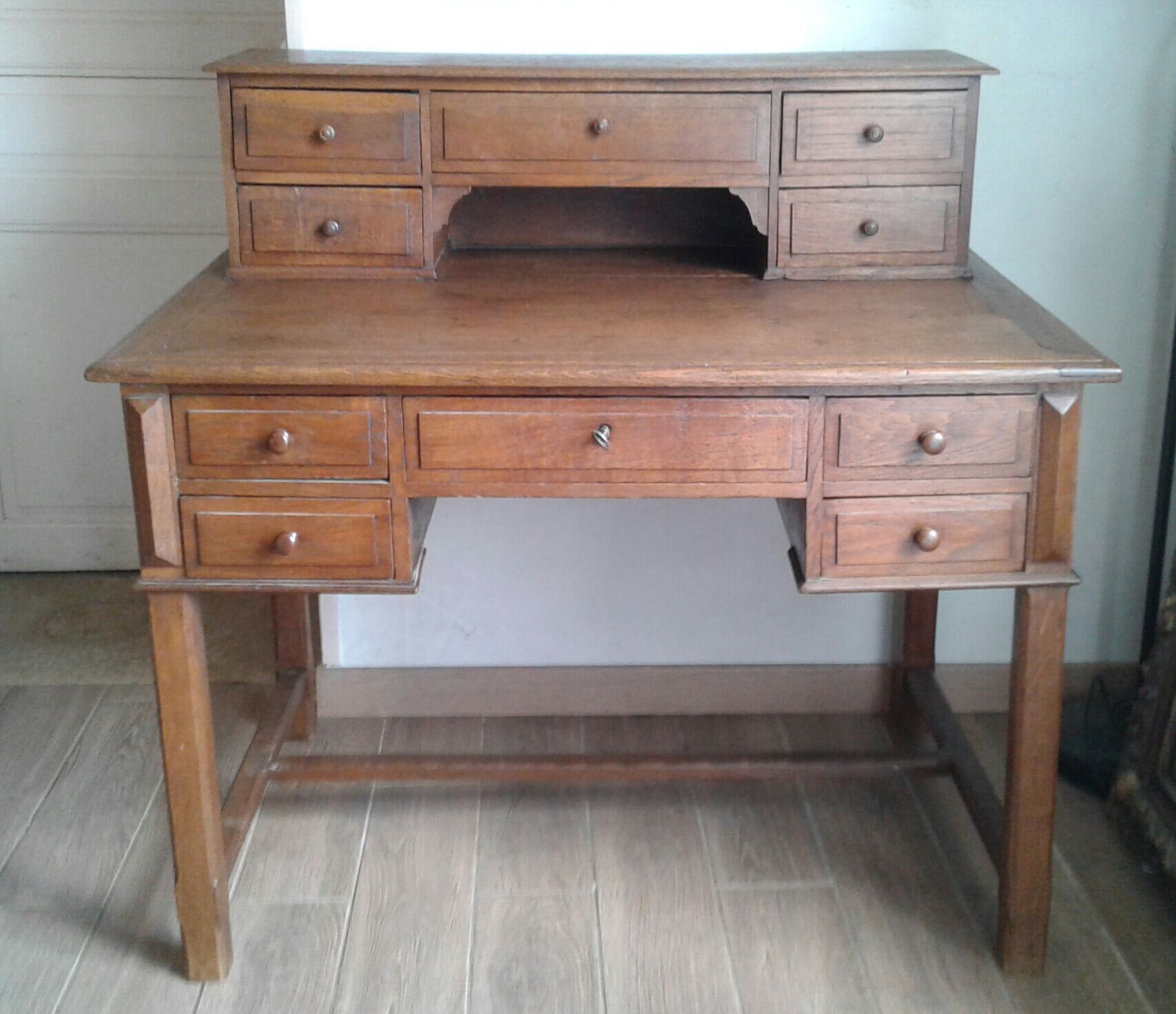 Oak desk from the 1950s