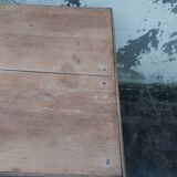 Old farmhouse table in rustic oak -1m35