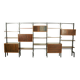 XL Danish Modular Teak Wall Unit in Rosewood by Poul Cadovius, 1960s