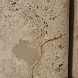 Low design side table in travertine, 1970s