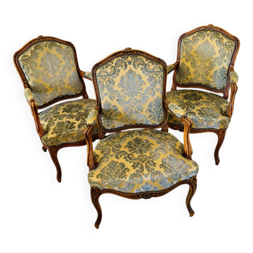 Ensemble de fauteuils style Louis XV