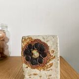 Handmade stoneware toothbrush holder