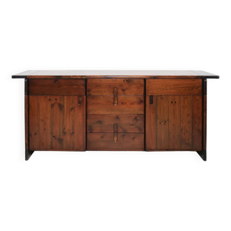 Solid pine sideboard Design Silvio Coppola