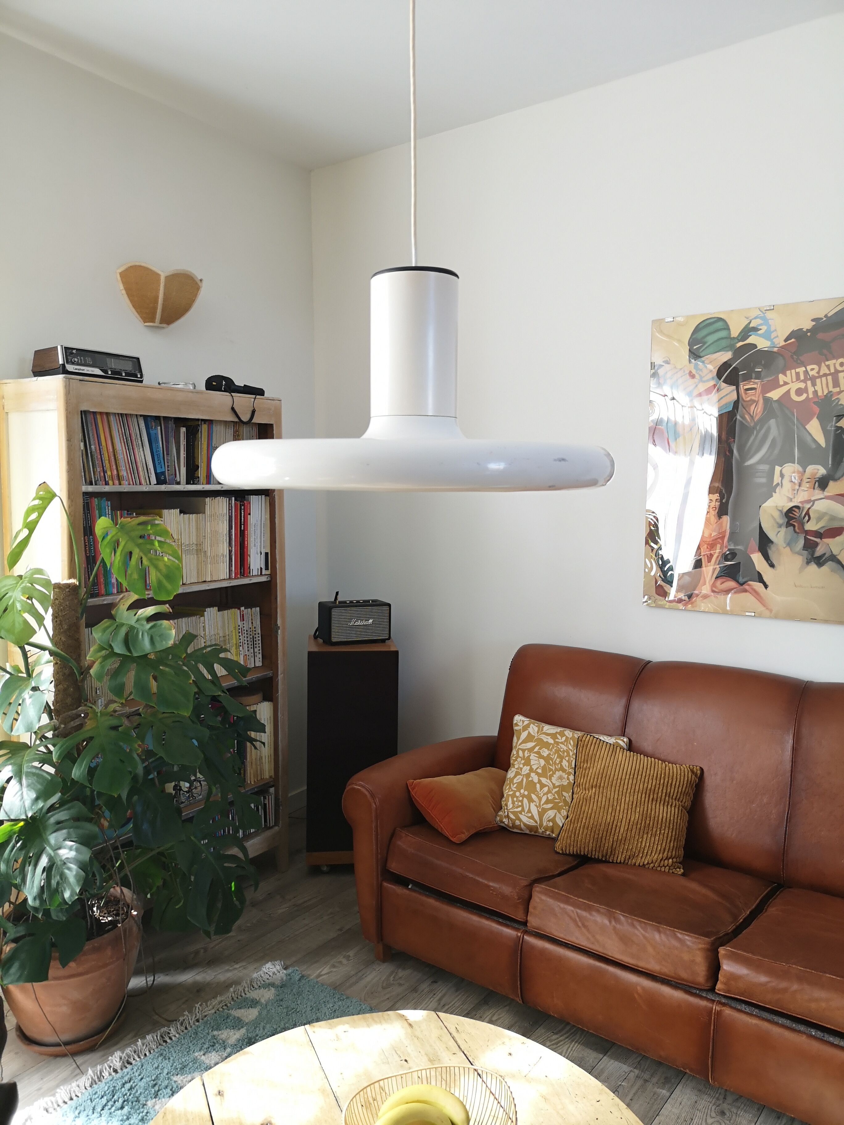 White Lita hanging 60 cm