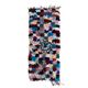 Tapis Berbère Boucherouite coloré - 63 x 162 cm