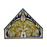Vitrail du milieu du siècle vitraux kerkraam 'Fierté colorée'