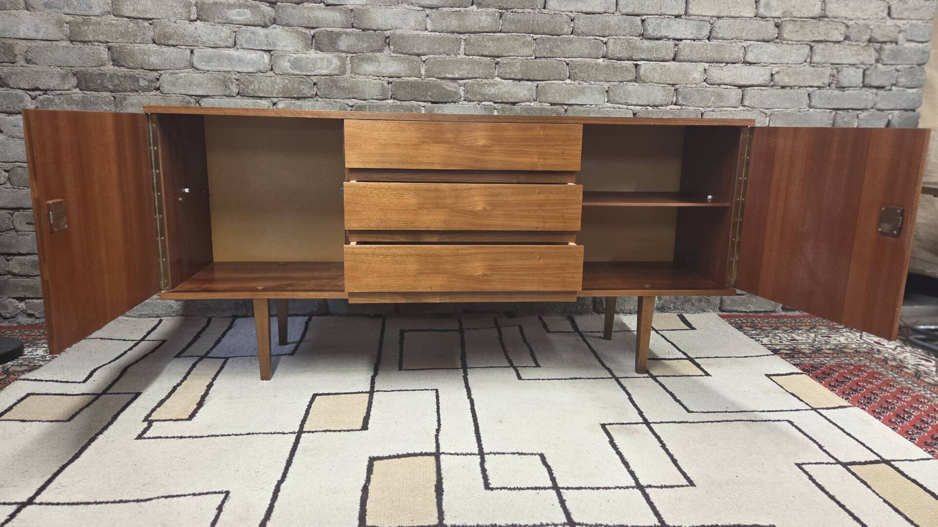Vintage Scandinavian teak enfilade – 1960s