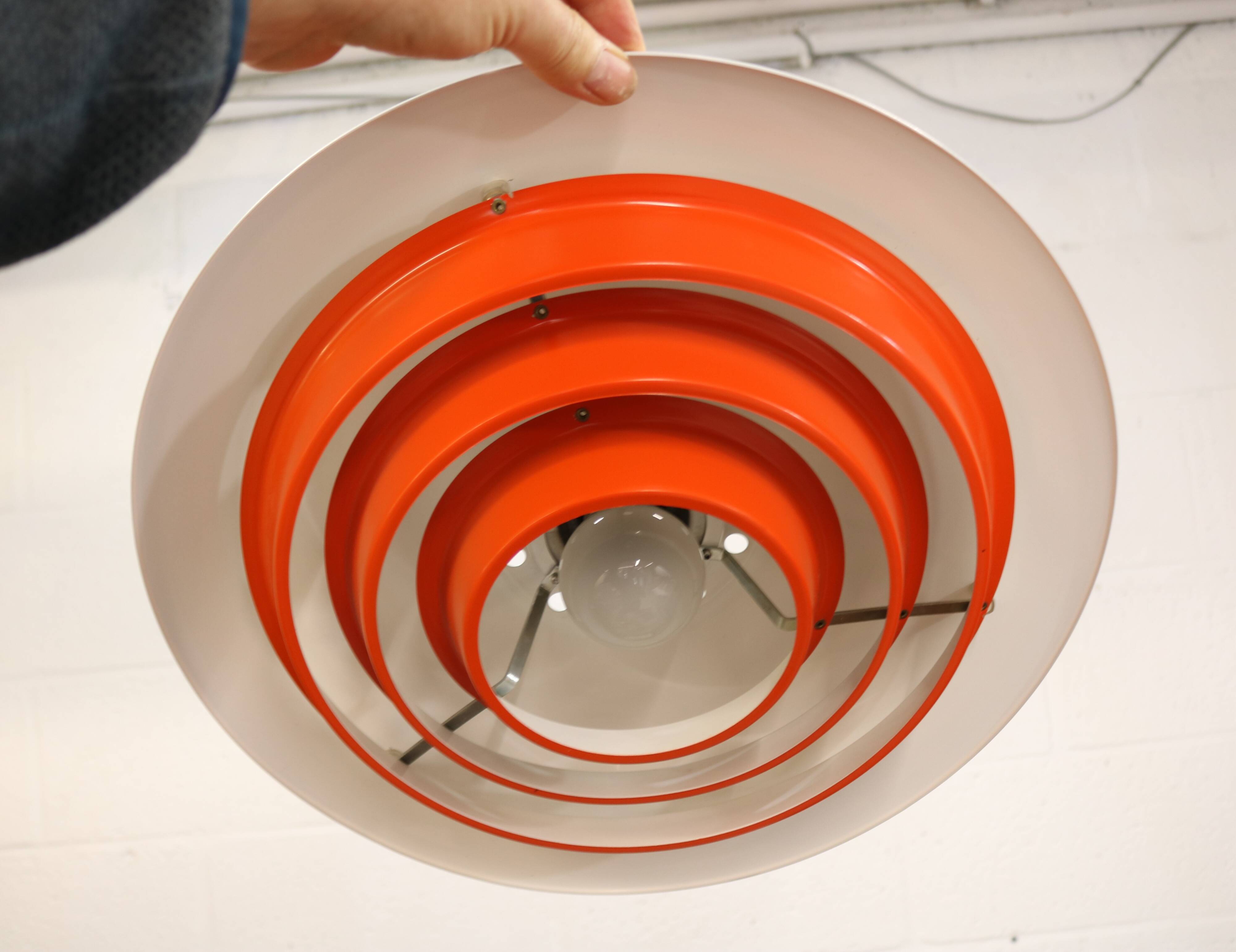 Very rare old Danish design lamp by Teknika model 490  - 60's