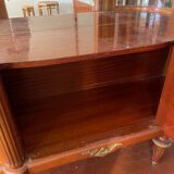 Louis XVI style silver showcase In marquetry