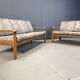 Mid century scandinavian sofa set, 1970s