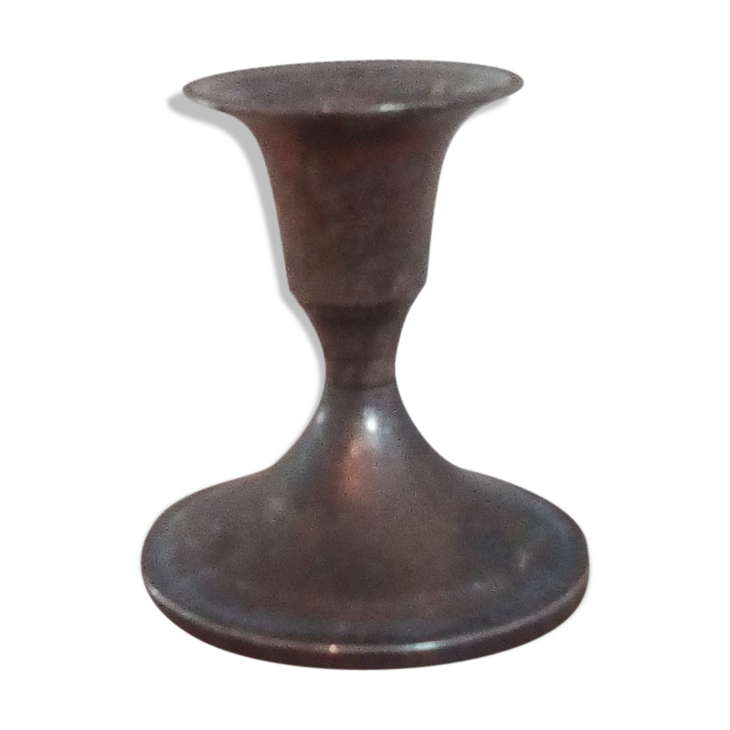 Old brass candlestick