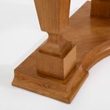 Paire de consoles d’encoignure chêne bronze attr. André Arbus 1940