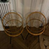 Set of 2 Dirk Rohe Noordewolde armchairs from the 60s