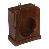 Vitrine murale petite ancienne boite a horloge patine d'origine inde