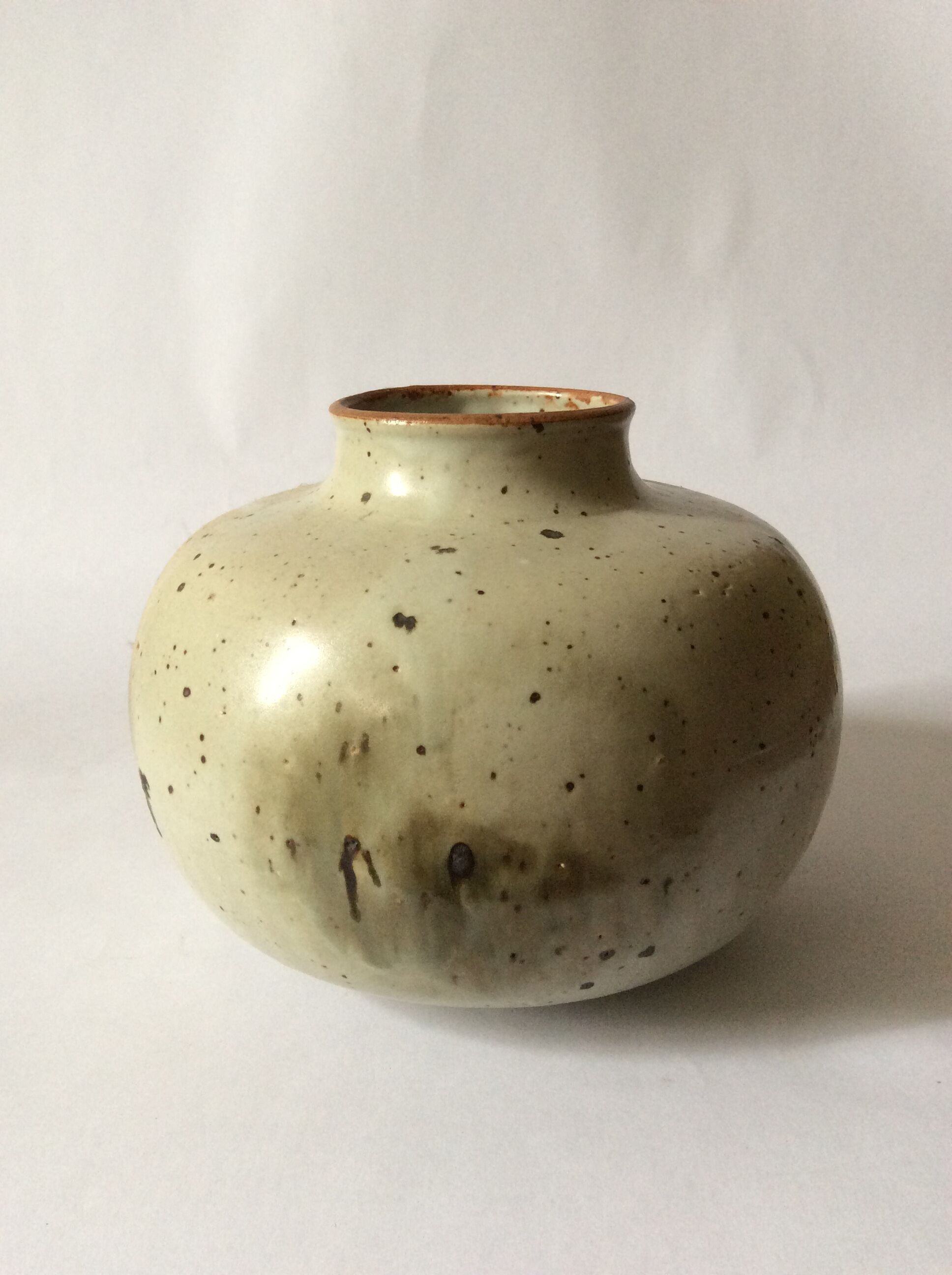 Vallauris le tesson 1970s pyrity sandstone vase