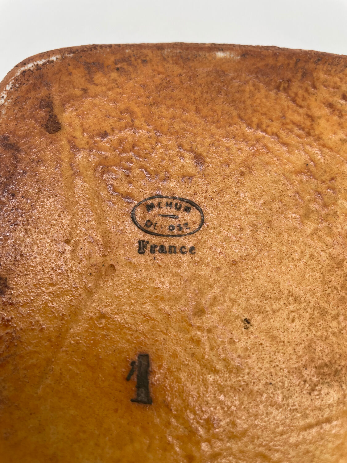 Terrine en trompe-l'œil pâté en croûte signée Mehun, vers 1900