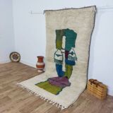 Handmade Moroccan Berber rug 260 x 133 cm