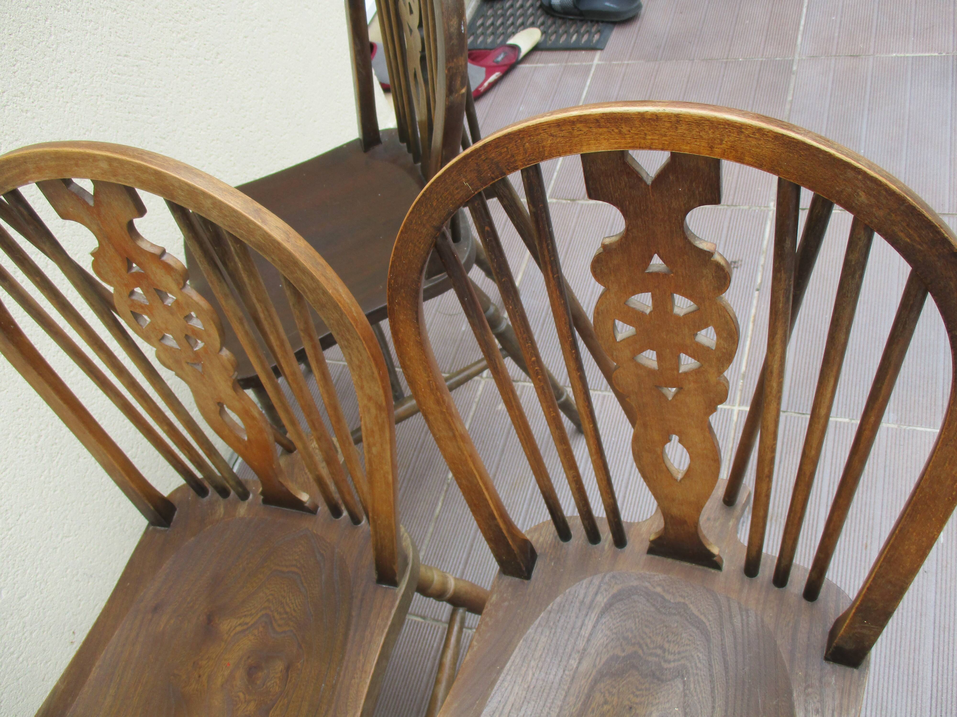 Lot 4 arcol scandianve windsor chairs