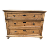 Superbe commode ancienne en bois massif – Style anglais / XIXe siècle